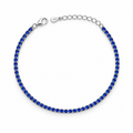 Bracciale Tennis di Swarovski blu 2 mm