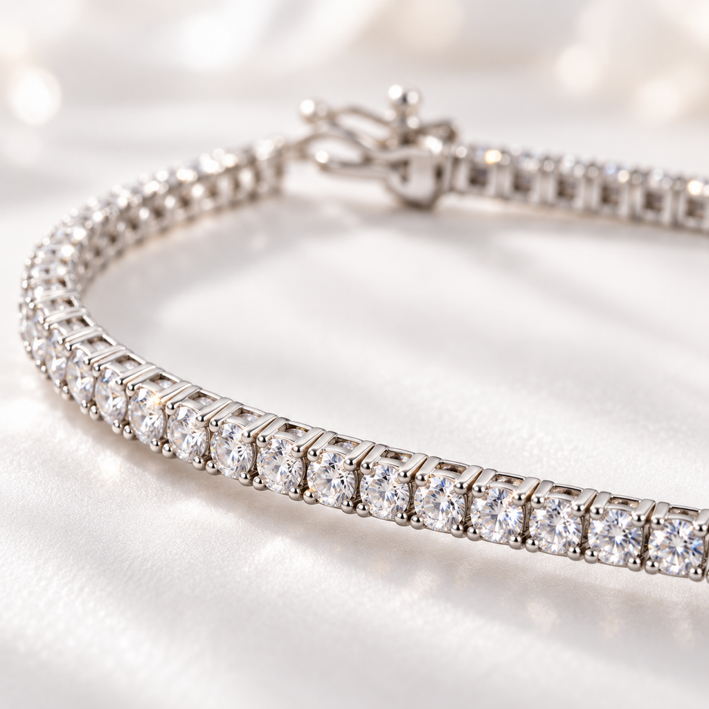 Bracciale Tennis con Swarovski 3 mm