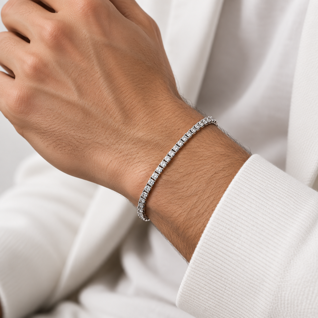 Bracciale Tennis con Swarovski 3 mm