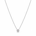 Collana Punto Luce con Swarovski Bianchi e Diamante Centrale